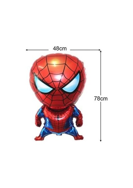 Örümcekadam Balon Karşılama Seti Spiderman Mavi Rakam Balon fiyatları