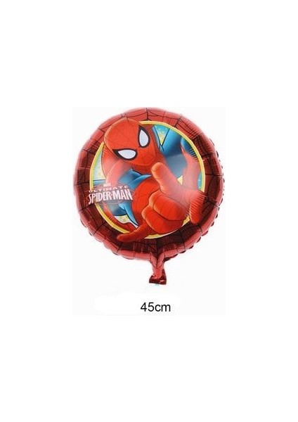 Örümcekadam Balon Karşılama Seti Spiderman Mavi Rakam Balon modelleri