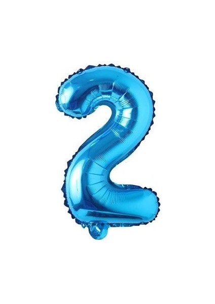 Mavi Rakam Balon Pullu Şeffaf Balon Mavi Tonları Balon Buketi fırsatları