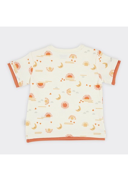 Yenidoğan Baskılı Kısa Kollu Tişört fiyatları