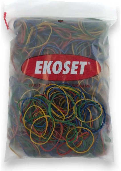 Renkli Para Lastiği Karışık 4 Renk 70 mm 5000 Adet