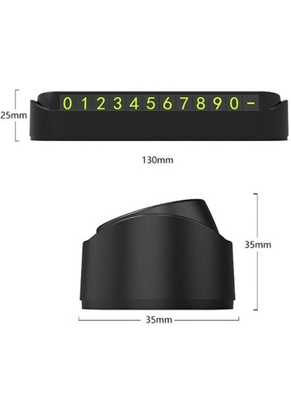 Açılır Kapanır Mıknatıslı Araba Telefon Numarası Numaratör Parkmatik, Araç Numaralık, Park Numaratörü