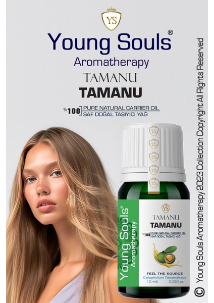 Aromatherapy Tamanu Carrier Oil Tamanu Bitkisel Taşıyıcı Yağ 10 ml