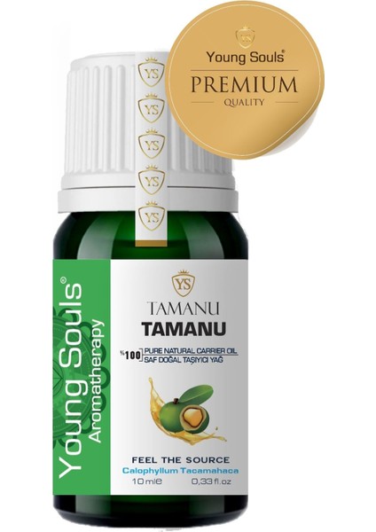 Aromatherapy Tamanu Carrier Oil Tamanu Bitkisel Taşıyıcı Yağ 10 ml