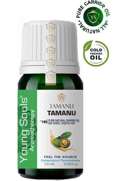 Aromatherapy Tamanu Carrier Oil Tamanu Bitkisel Taşıyıcı Yağ 10 ml