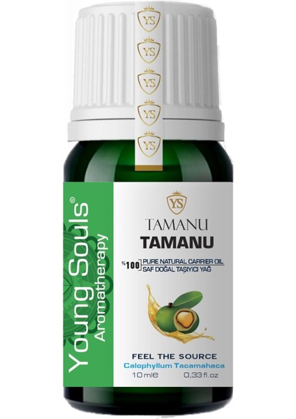 Aromatherapy Tamanu Carrier Oil Tamanu Bitkisel Taşıyıcı Yağ 10 ml
