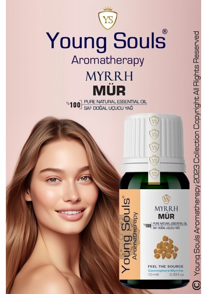 Aromatherapy Myrrh Essential Oil Mür Uçucu Yağ 10 ml