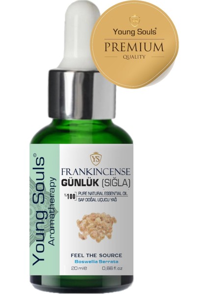 Aromatherapy Frankincense Essential Oil Günlük Sığla Uçucu Yağ 20 ml
