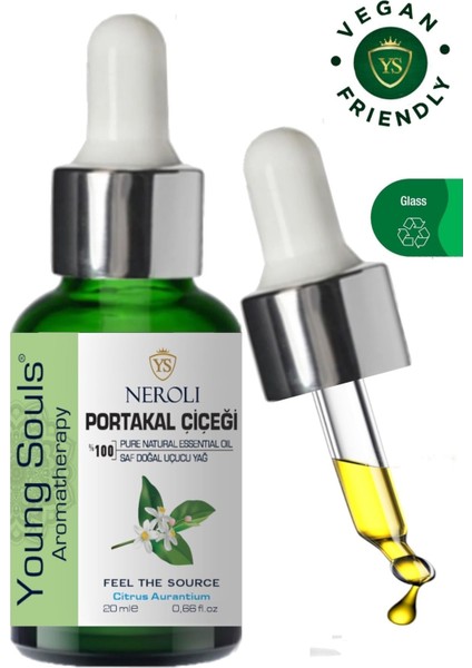 Aromatherapy Neroli Essential Oil Portakal Çiçeği Uçucu Yağ 20 ml