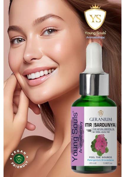 Aromatherapy Geranium Essential Oil Sardunya Itır Uçucu Yağ 20 ml fiyatları
