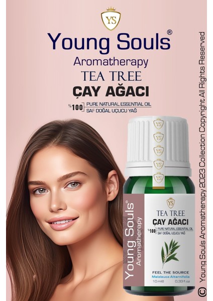 Aromatherapy Tea Tree Essential Oil Çay Ağacı Uçucu Yağ 10 ml