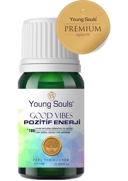 Aromatherapy Good Vibes Essential Oil Blend Pozitif Enerji Uçucu Yağ Karışımı 10 ml