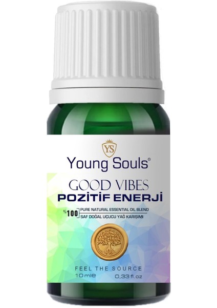 Aromatherapy Good Vibes Essential Oil Blend Pozitif Enerji Uçucu Yağ Karışımı 10 ml