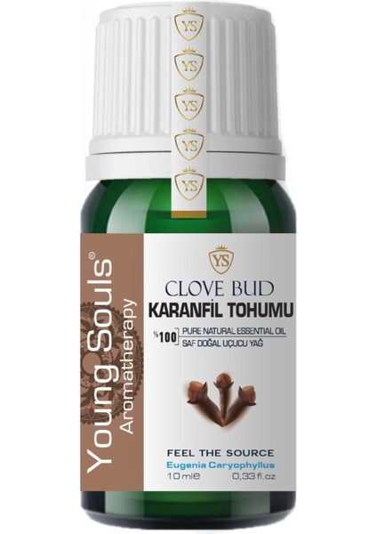 Aromatherapy Clove Bud Karanfil Tohumu Uçucu Yağ 10 ml