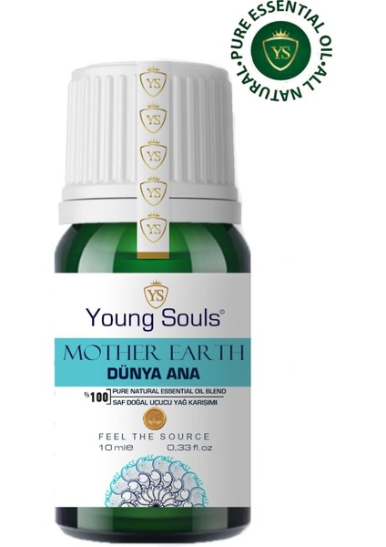 Aromatherapy Mother Earth Essential Oil Blend Dünya Ana Uçucu Yağ Karışımı 10 ml