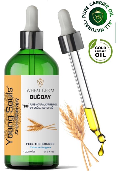 Aromatherapy Wheat Carrier Oil Buğday Ruyşeymi Bitkisel Taşıyıcı Yağ 100 ml