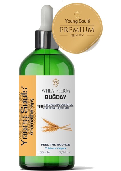 Aromatherapy Wheat Carrier Oil Buğday Ruyşeymi Bitkisel Taşıyıcı Yağ 100 ml