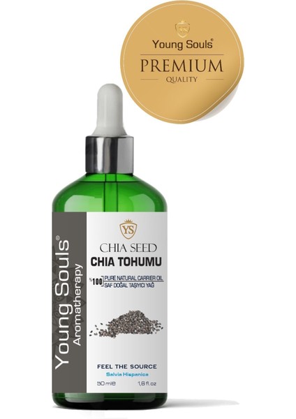 Aromatherapy Chia Seed Carrier Oil Chia Tohumu Bitkisel Taşıyıcı Yağ 50 ml