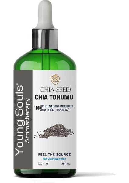 Aromatherapy Chia Seed Carrier Oil Chia Tohumu Bitkisel Taşıyıcı Yağ 50 ml