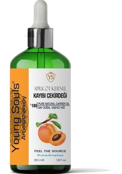 Aromatherapy Apricot Seed Carrier Oil Kayısı Çekirdeği Bitkisel Taşıyıcı Yağ 50 ml