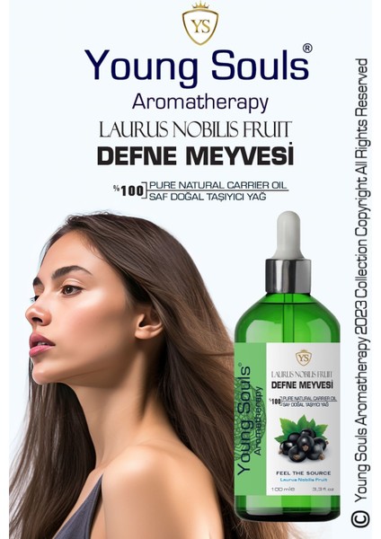 Aromatherapy Laruel Berry Carrier Oil Defne Meyvesi Bitkisel Taşıyıcı Yağ 100 ml