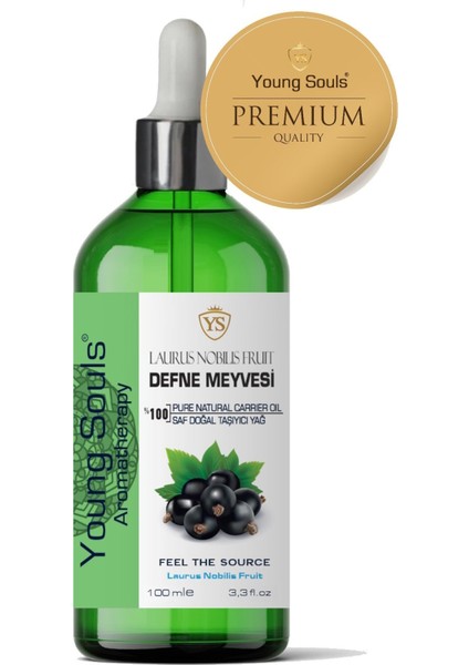 Aromatherapy Laruel Berry Carrier Oil Defne Meyvesi Bitkisel Taşıyıcı Yağ 100 ml