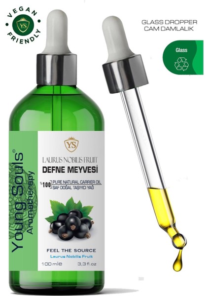 Aromatherapy Laruel Berry Carrier Oil Defne Meyvesi Bitkisel Taşıyıcı Yağ 100 ml