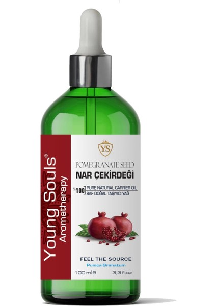 Aromatherapy Pomegranate Seed Carrier Oil Nar Çekirdeği Bitkisel Taşıyıcı Yağ 100 ml