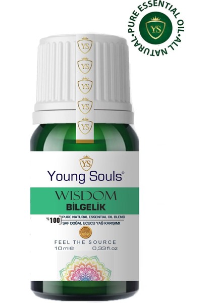 Aromatherapy Wisdom Essential Oil Blend Bilgelik Uçucu Yağ Karışımı 10 ml