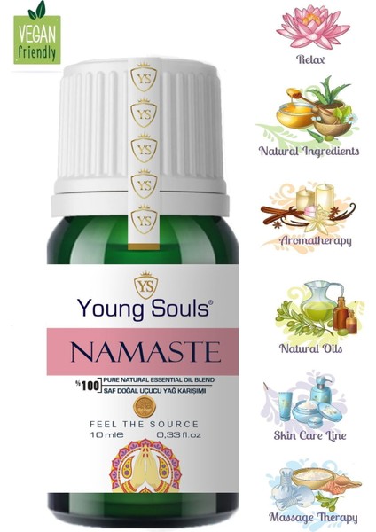 Aromatherapy Namaste Essential Oil Blend Uçucu Yağ Karışımı 10 ml