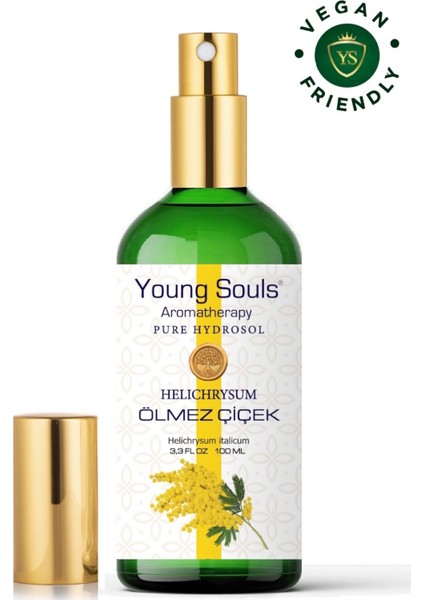 Aromatherapy Helichrysum Pure Hydrosol Tonic Ölmez Çiçek Hidrosol 100 ml