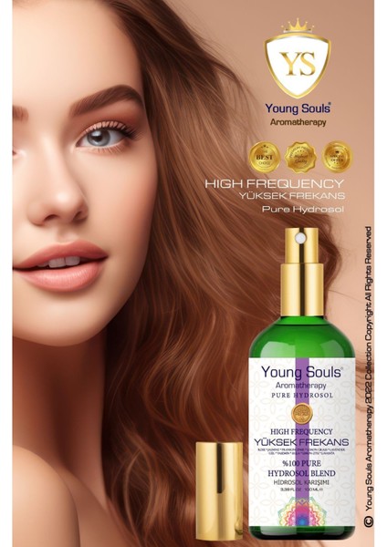 Aromatherapy High Frequency Pure Hydrosol Tonic Yüksek Frekans Hidrosol Karışımı 100 ml