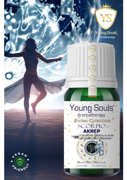 Aromatherapy Scorpio Essential Oil Blend Akrep Burcu Uçucu Yağ Karışımı 10 ml