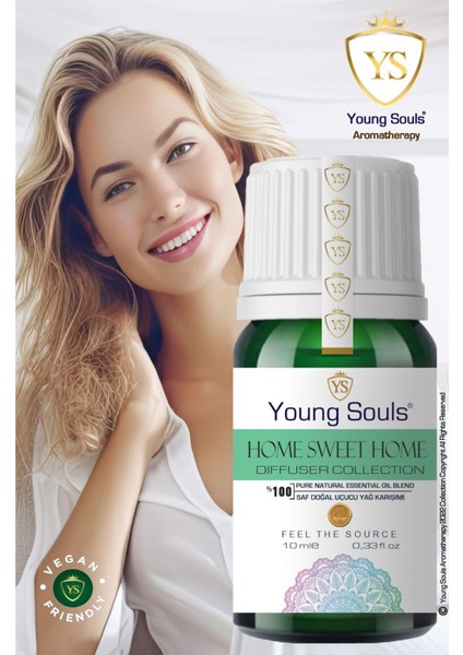 Aromatherapy Home Sweet Home Essential Oil Blend Difüzör Uçucu Yağ Karışımı 10 ml