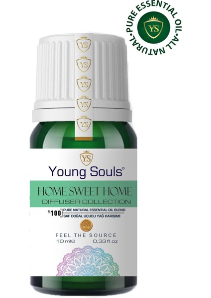 Aromatherapy Home Sweet Home Essential Oil Blend Difüzör Uçucu Yağ Karışımı 10 ml
