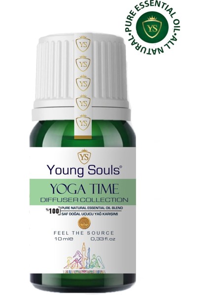 Aromatherapy Yoga Time Essential Oil Blend Difüzör Uçucu Yağ Karışımı 10 ml