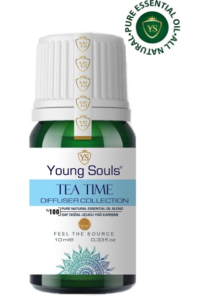 Aromatherapy Tea Time Essential Oil Blend Difüzör Uçucu Yağ Karışımı 10 ml
