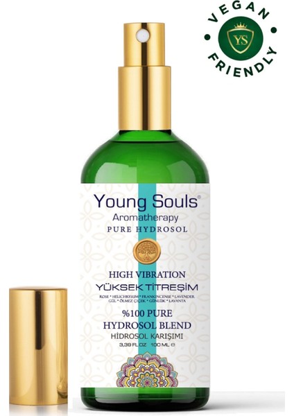 Aromatherapy High Vibration Pure Hydrosol Tonic Yüksek Titreşim Hidrosol Karışımı 100 ml