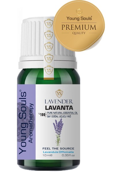 Aromatherapy Lavender Officinalis Essential Oil Lavanta Uçucu Yağ 10 ml
