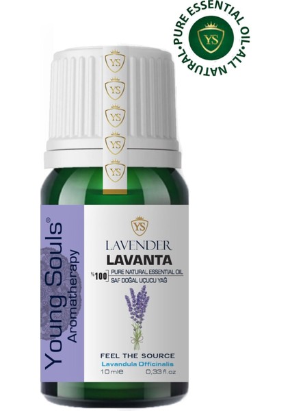 Aromatherapy Lavender Officinalis Essential Oil Lavanta Uçucu Yağ 10 ml