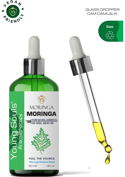 Aromatherapy Moringa Carrier Oil Moringa Taşıyıcı Yağ 50 ml