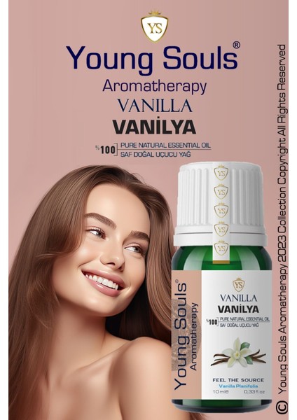 Aromatherapy Vanilla & Melissa Essential Oil Vanilya & Melisa Uçucu Yağ 10ml+10ml