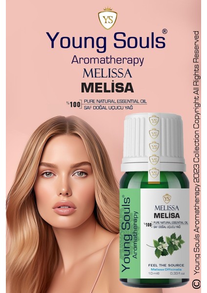 Aromatherapy Vanilla & Melissa Essential Oil Vanilya & Melisa Uçucu Yağ 10ml+10ml
