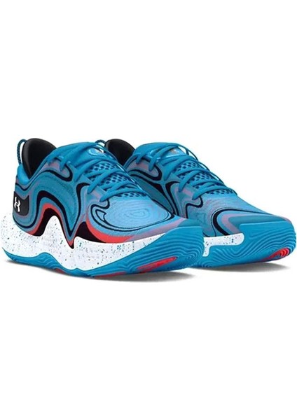 Ua Spawn 6 mm Erkek Basketbol Ayakkabısı 3027259-400 Mavi