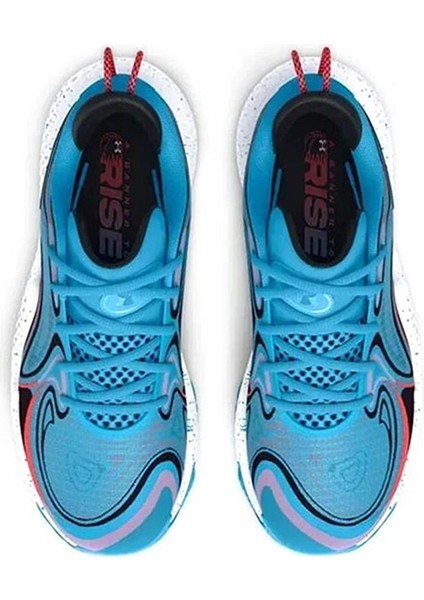 Ua Spawn 6 mm Erkek Basketbol Ayakkabısı 3027259-400 Mavi
