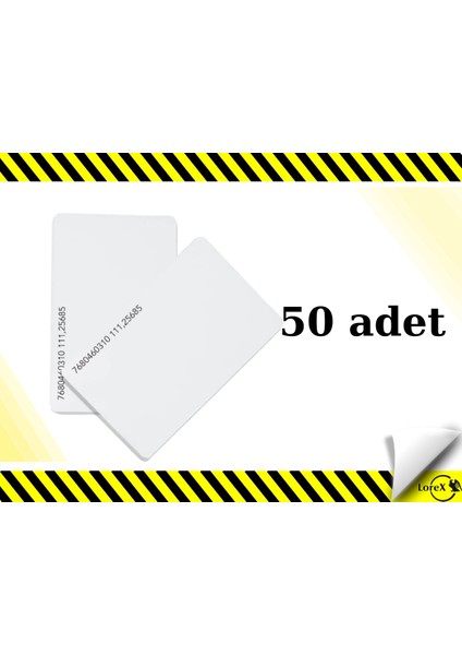 125 Khz Rfid Proximity Kart ( 50 Adet )