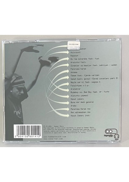 Ceza Rapstar CD (Orjinal Dönem Baskı) fiyatları