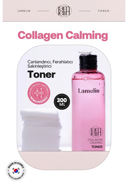 Yatıştırıcı ve Nemlendirici Tonik Lamelin Collagen Calming Toner 300 ml