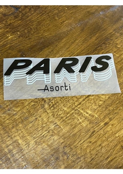 18X6 cm Ütü Ile Yapışan Paris Yazılı Transfer Baskı Arma fiyatları