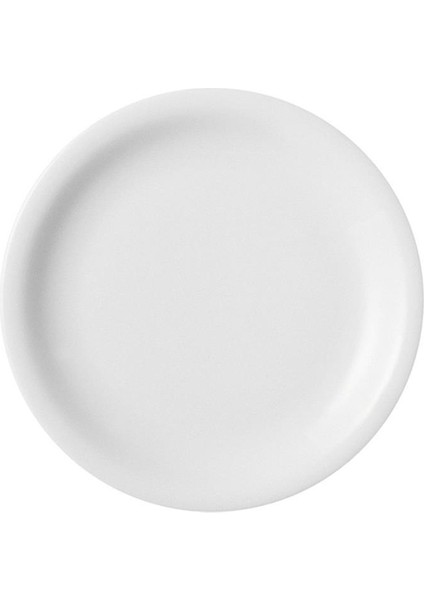 Istanbul Beyaz Düz Tabak 18 cm 6 Adet